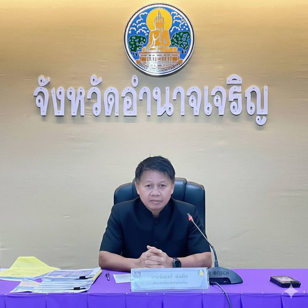 พช.อำนาจเจริญ : ประชุมผู้อำนวยการกลุ่มงาน พัฒนาการอำเภอ และเจ้าหน้าที่พัฒนาชุมชนจังหวัดอำนาจเจริญ ครั้งที่ 1/2569