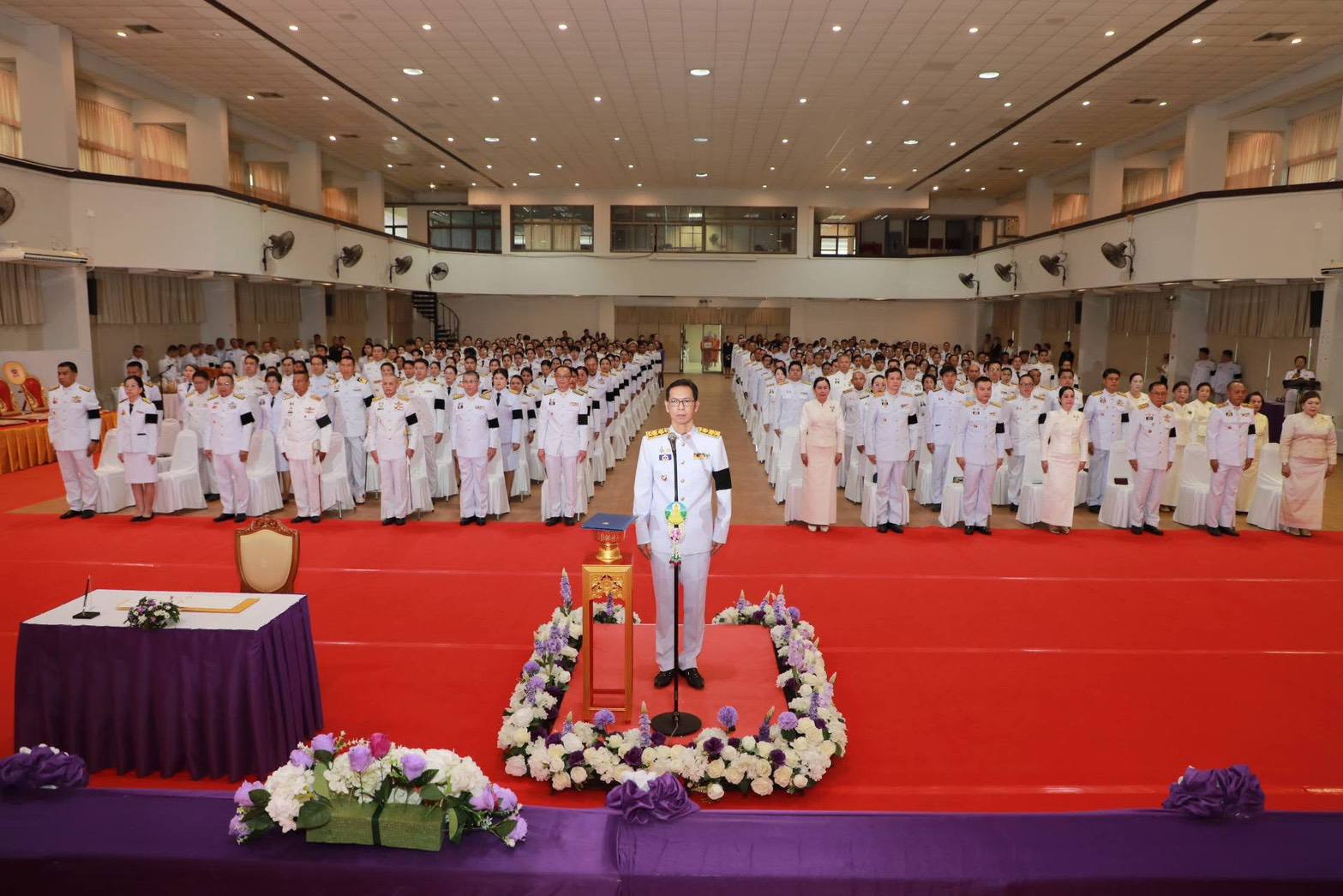 พช.อำนาจเจริญ : ร่วมพิธีถวายพระพรชัยมงคล และพิธีทำบุญตักบาตรถวายพระราชกุศล เนื่องในวันคล้ายวันพระราชสมภพ สมเด็จพระกนิษฐาธิราชเจ้า กรมสมเด็จพระเทพรัตนราชสุดาฯ สยามบรมราชกุมารี
