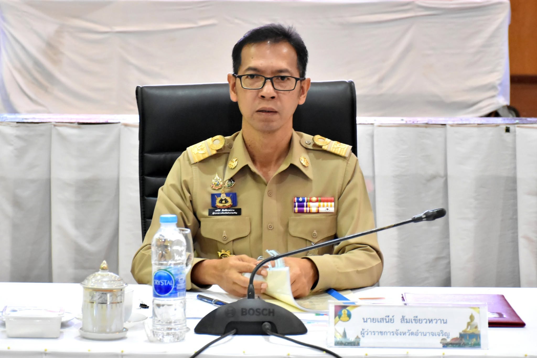 พช.อำนาจเจริญ : ร่วมประชุมคณะกรมการจังหวัด หัวหน้าส่วนราชการ หัวหน้าหน่วยงานรัฐวิสาหกิจ และนายอำเภอ ประจำเดือนมิถุนายน 2569 ครั้งที่ 6/2569 (25/6/69) 