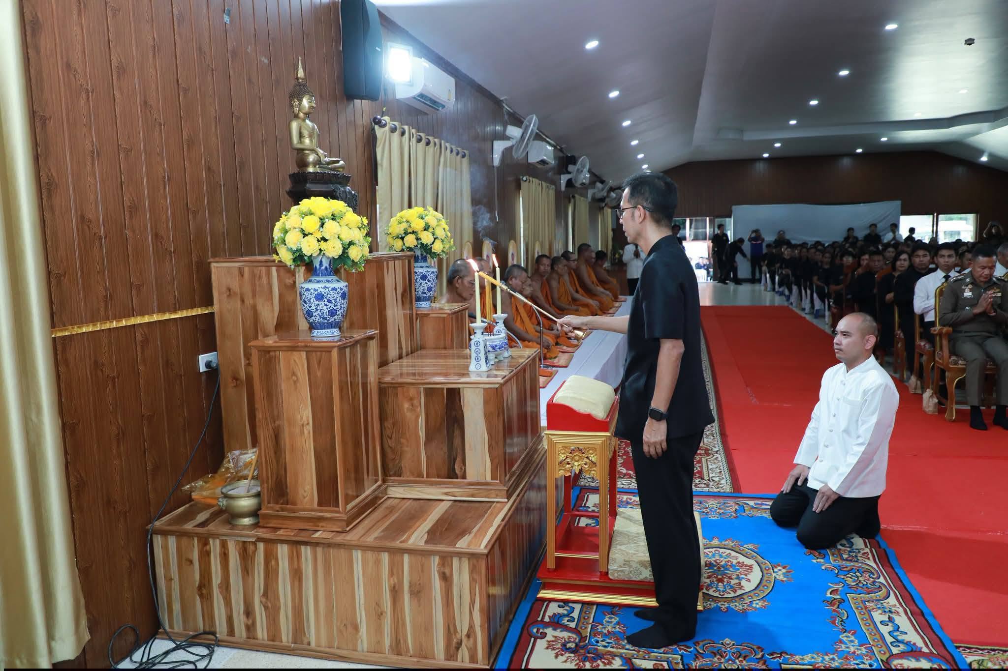 พช.อำนาจเจริญ ร่วมพิธีสวดพระพุทธมนต์และเจริญจิตตภาวนา อุทิศถวายพระราชกุศล ประจำเดือนมิถุนายน 2569