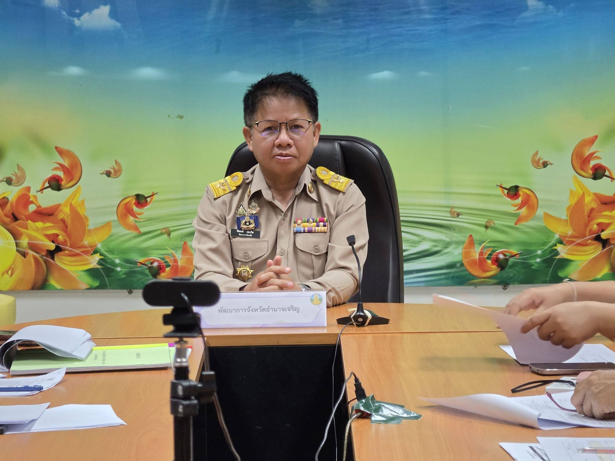 พช.อำนาจเจริญ : เดินหน้าจัดเก็บข้อมูลประเมินผลการดำเนินงานกรมการพัฒนาชุมชน ประจำปี 2569
